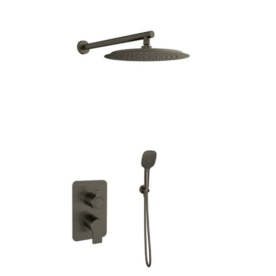 BLAUTHERM CONJUNTO MONOMANDO EMPOTRADO CROMO